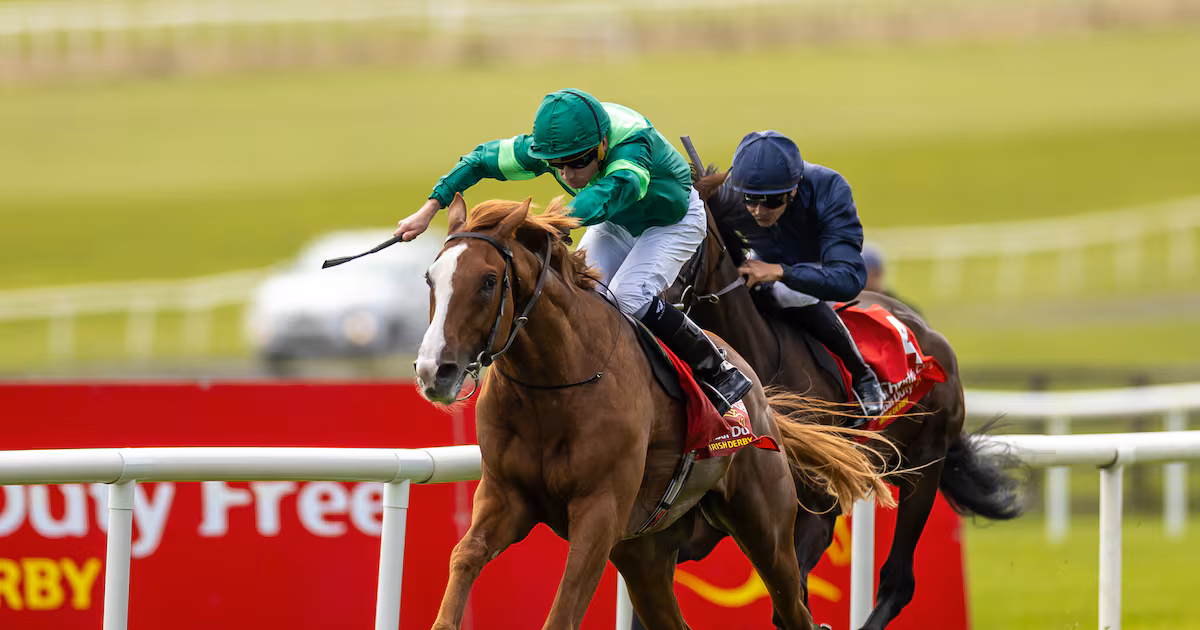 Benvenuto Cellini wins Irish Derby at Curragh