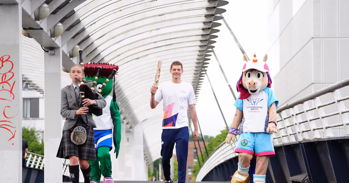 King’s Baton Starts Scottish Tour in Glasgow