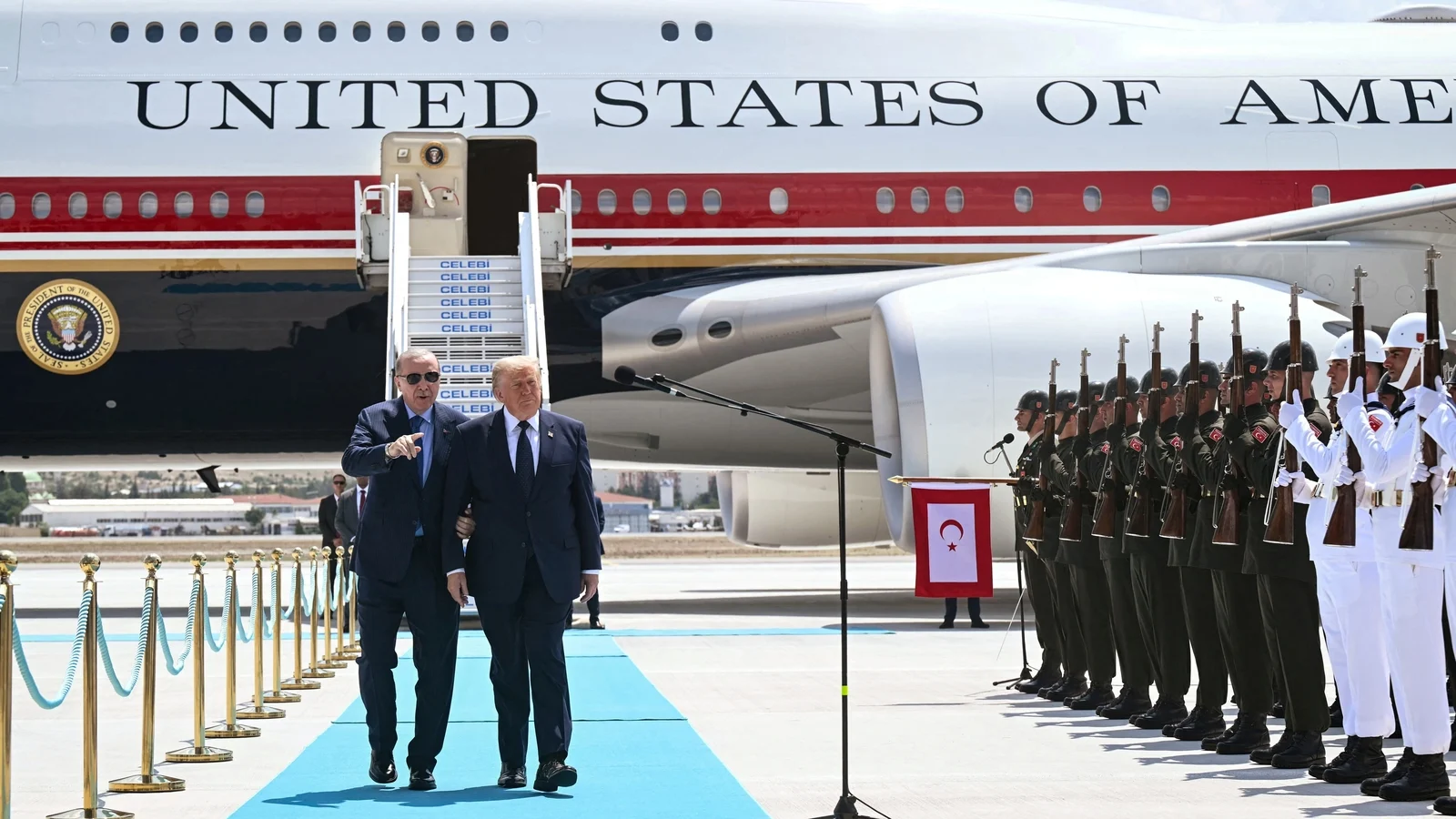 Trump lands in Ankara for NATO summit