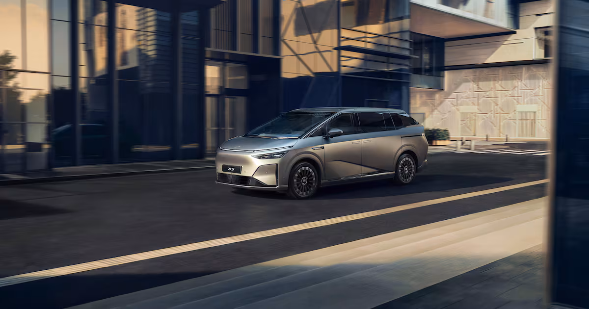 Xpeng launches X9 luxury electric minivan