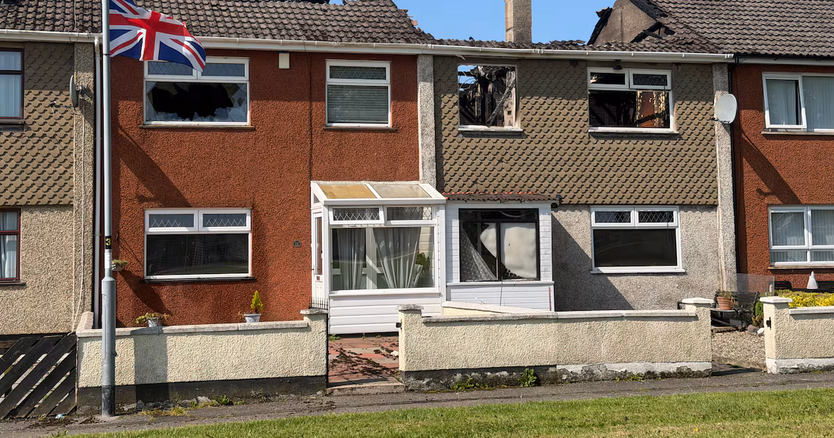 Houses destroyed in accidental blaze in Co Antrim