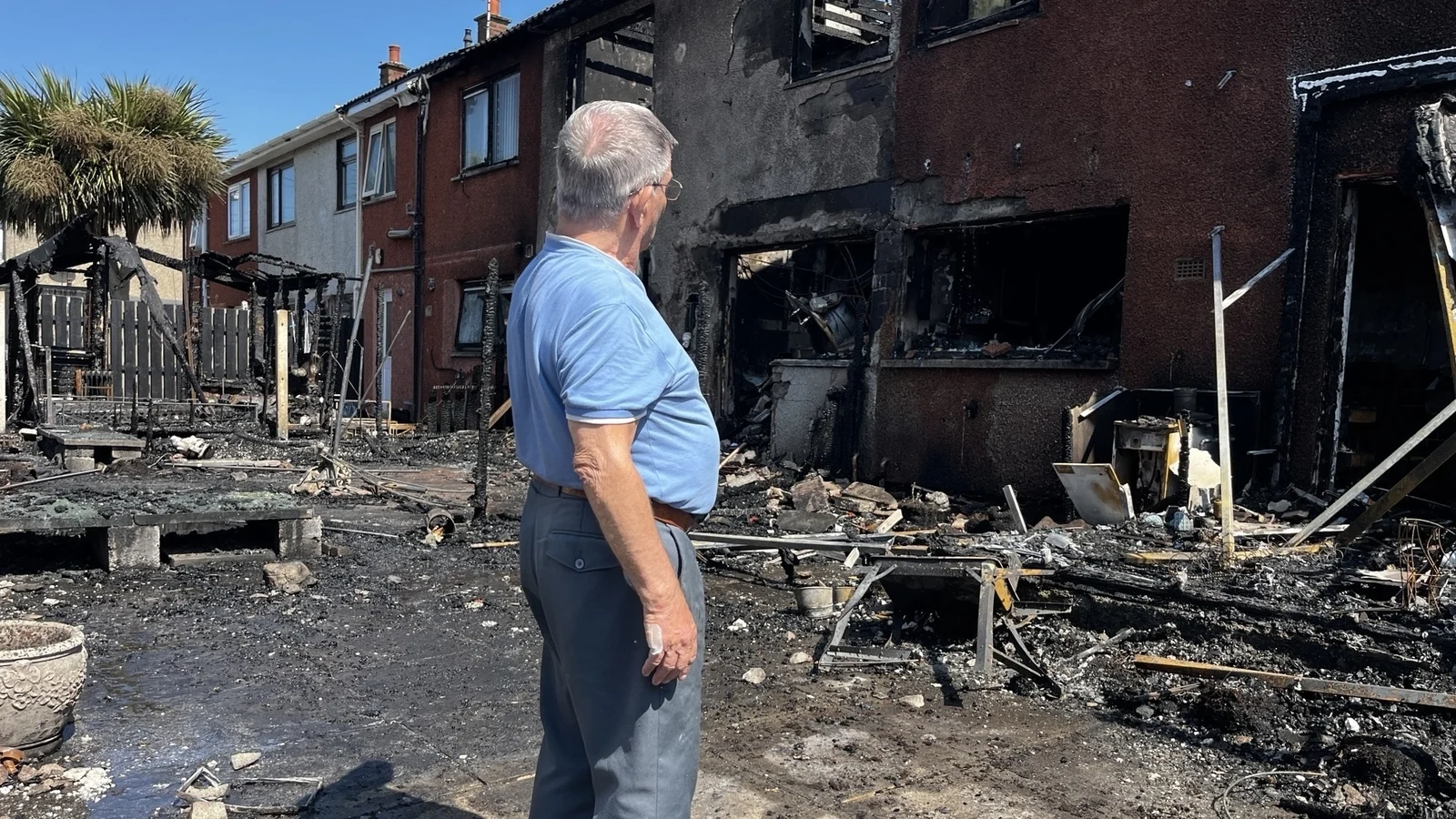 NI Homes Destroyed by Bonfire Embers