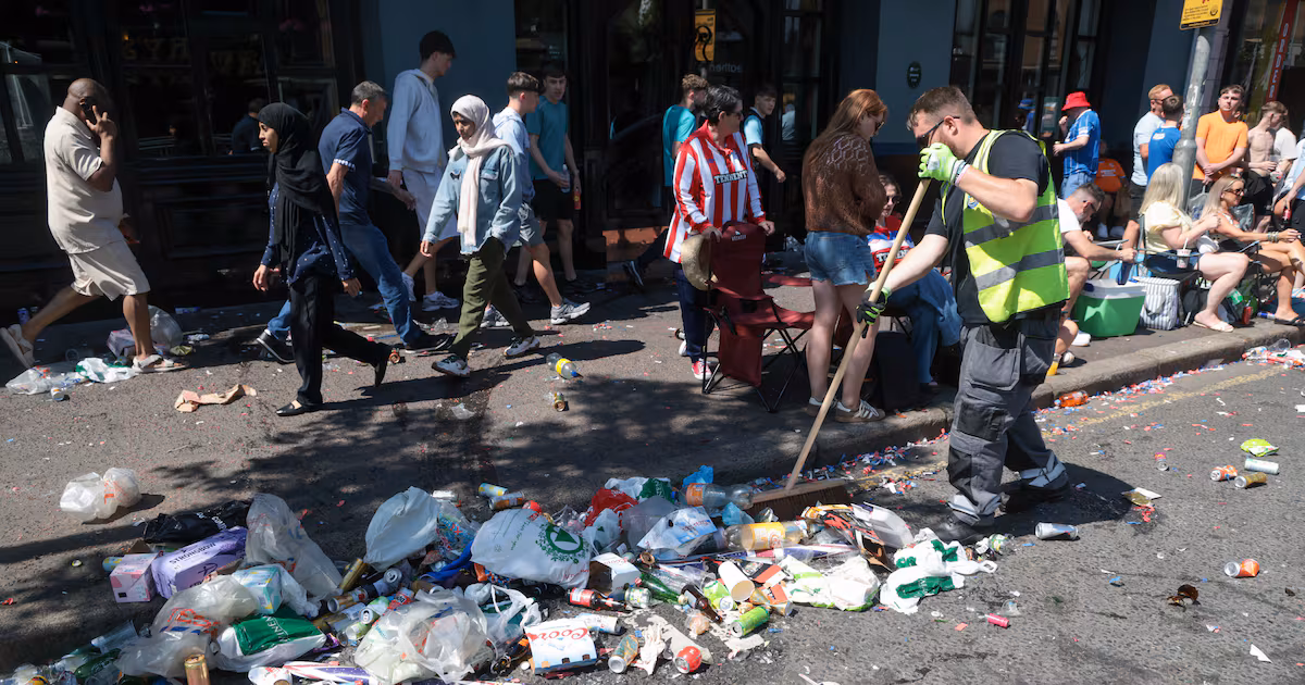 Clean-up Begins After Twelfth Parades in Belfast