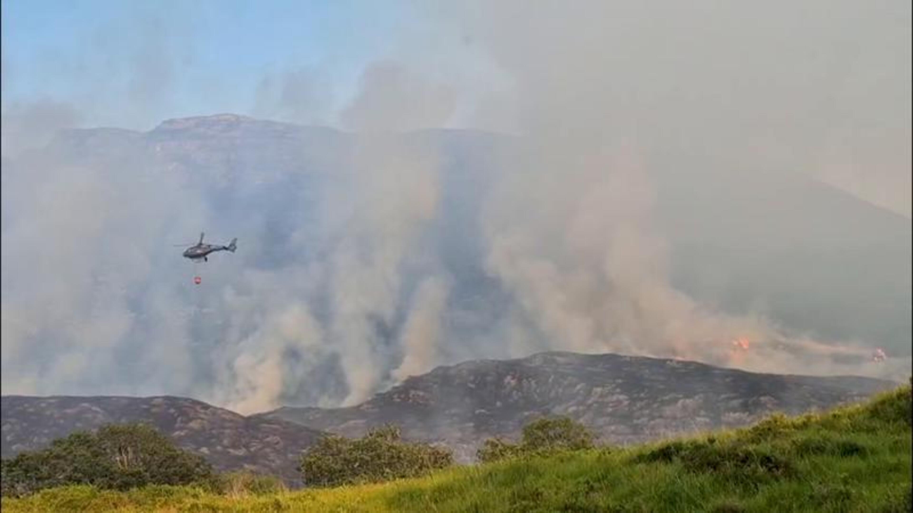 Fire Engulfs Killarney National Park Area