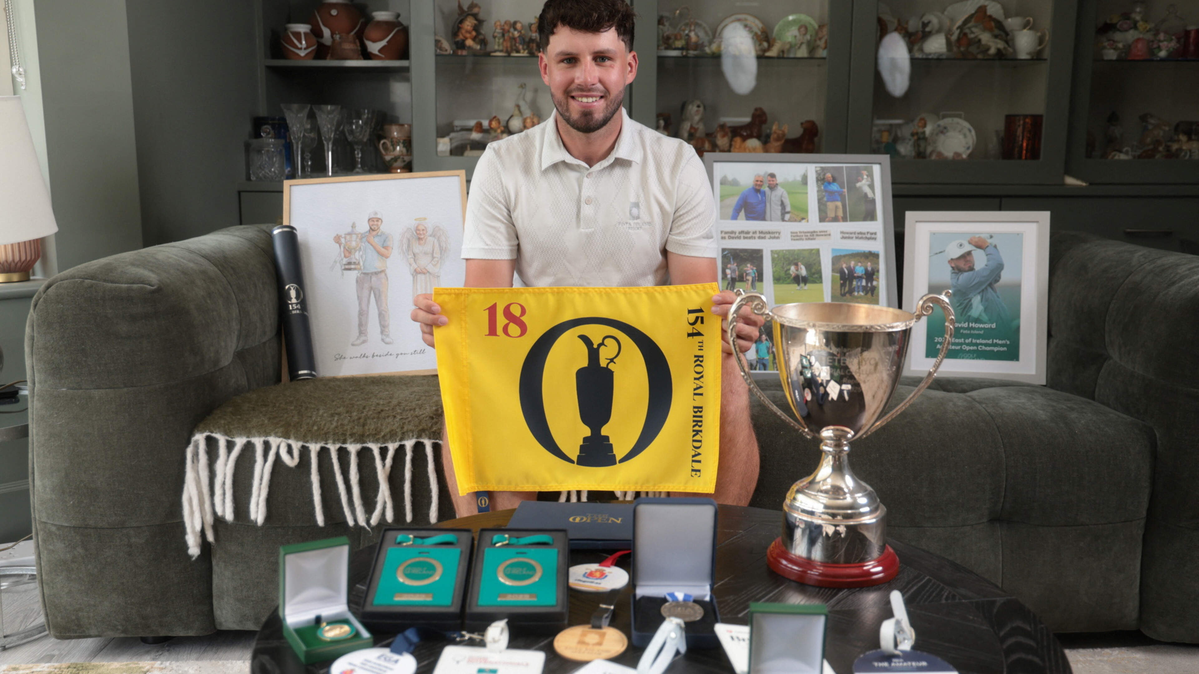 Irish Golfer David Howard Competes at Open Championship
