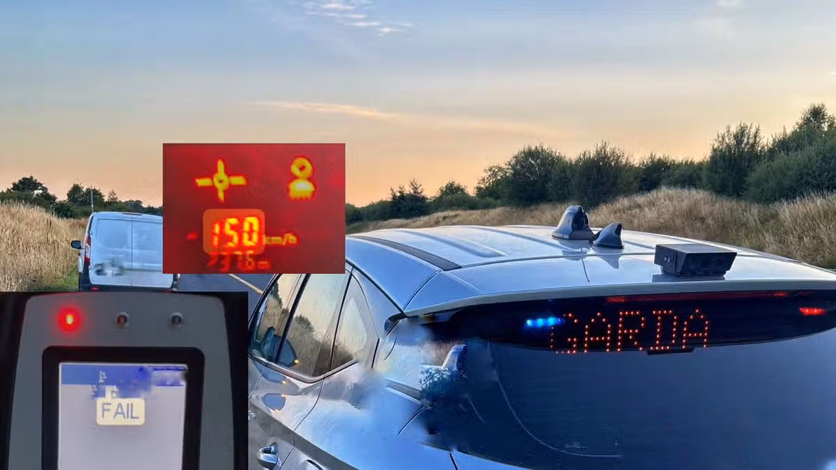 Van driver arrested for drink driving at 150km/h