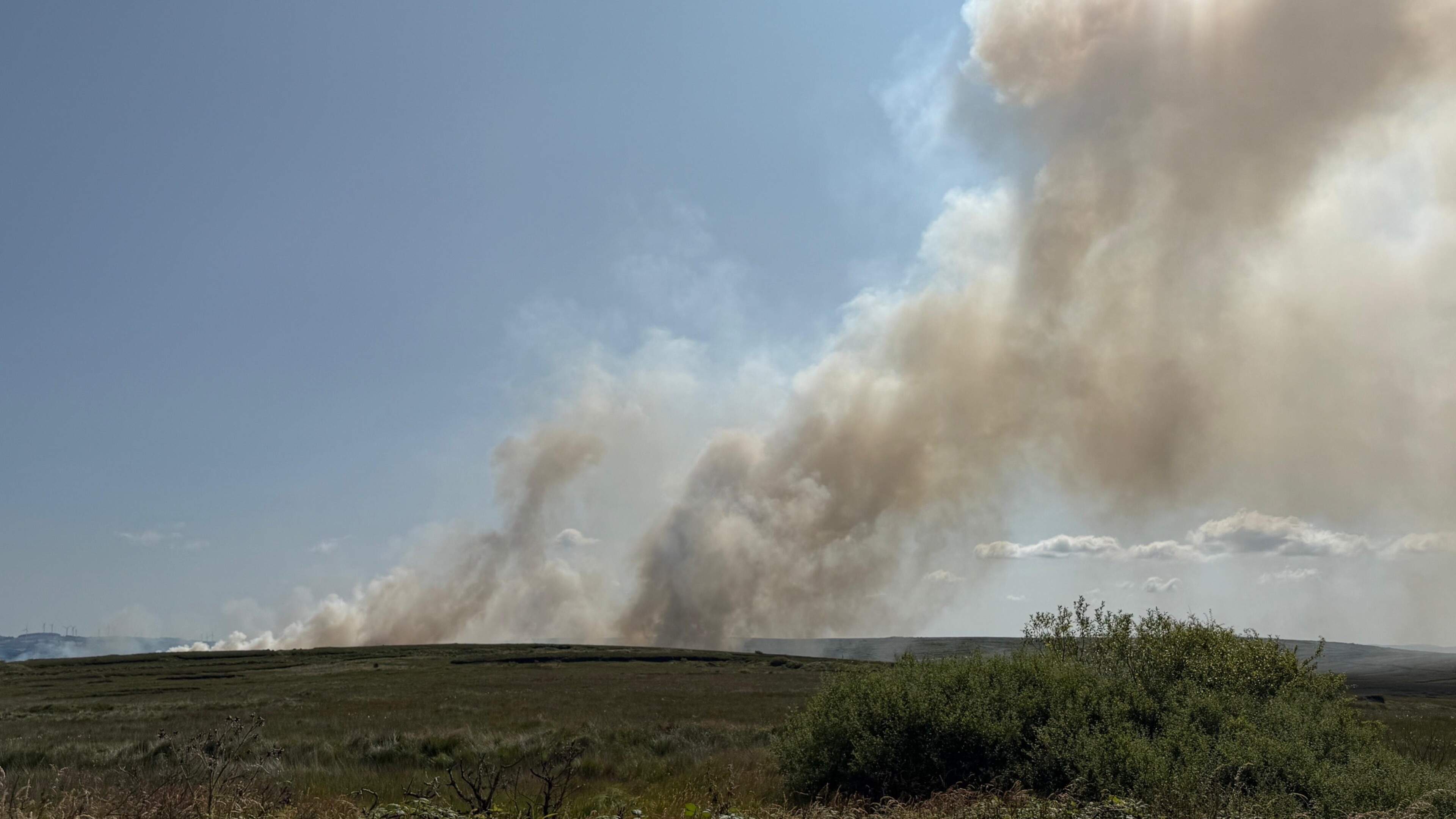 Large Fire in Kilcummin, County Kerry