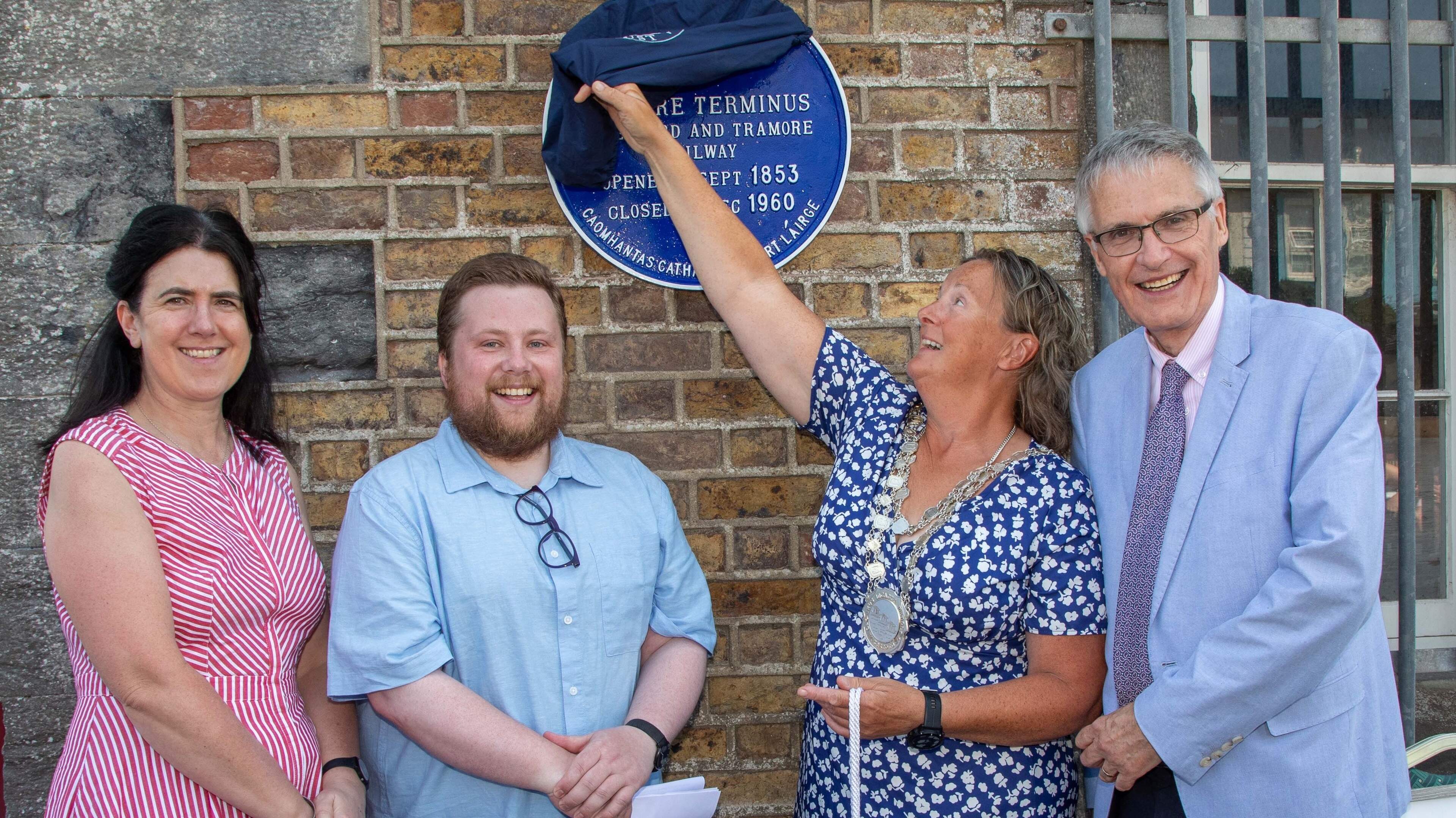 Blue Plaque Unveiled for Waterford Railway