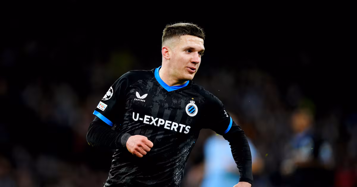 Christos Tzolis joins Arsenal from Club Brugge