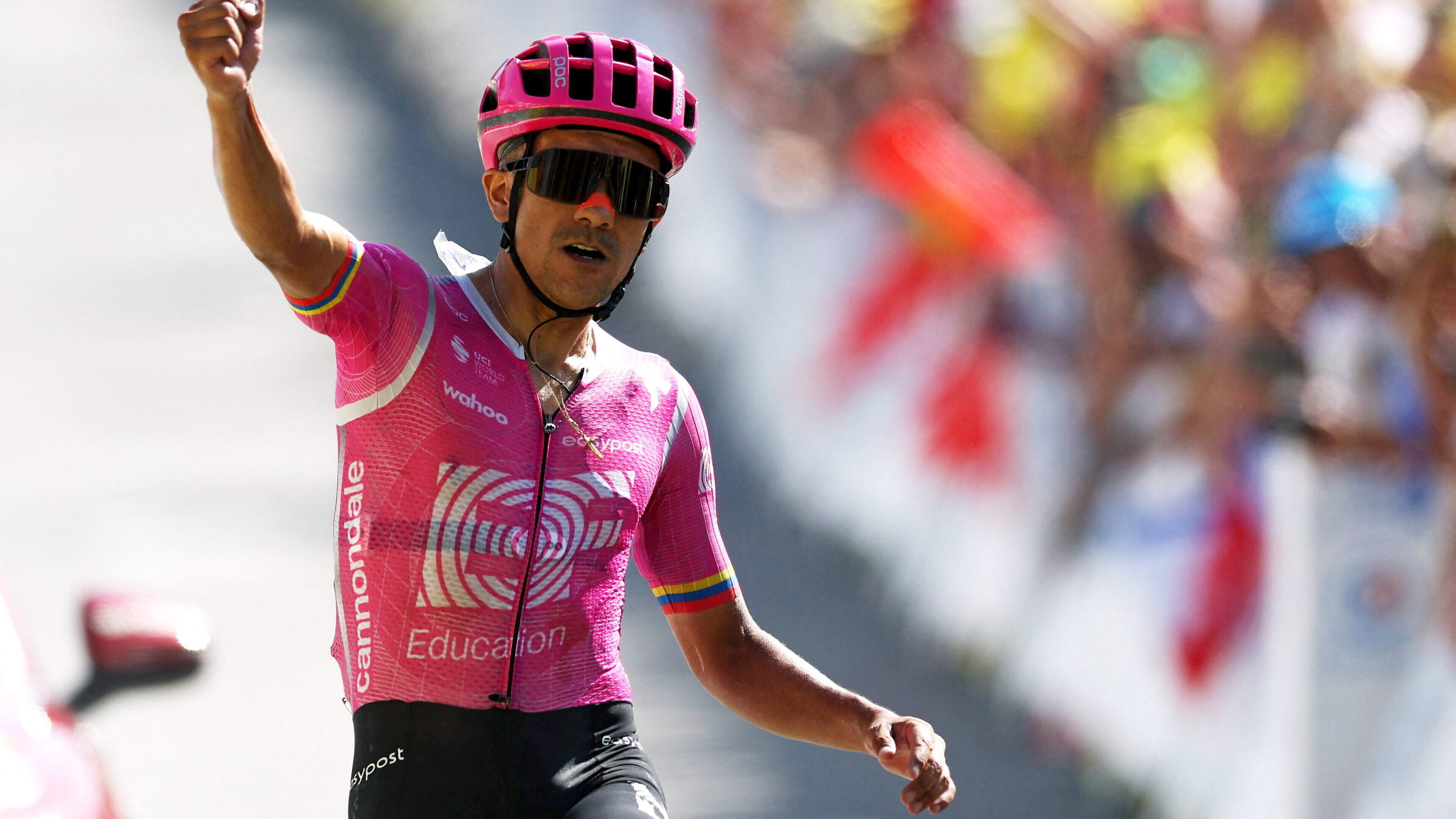 Richard Carapaz Wins Stage 18 of Tour de France