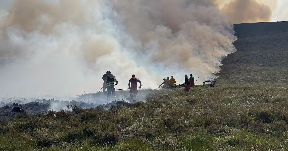 Wildfire containment efforts hindered by changing weather