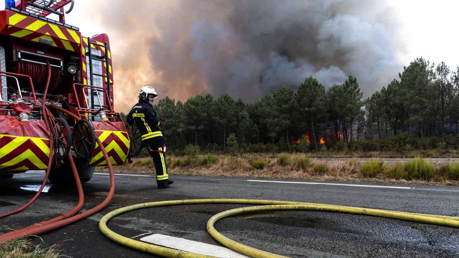 France and Spain Battle Major Wildfires
