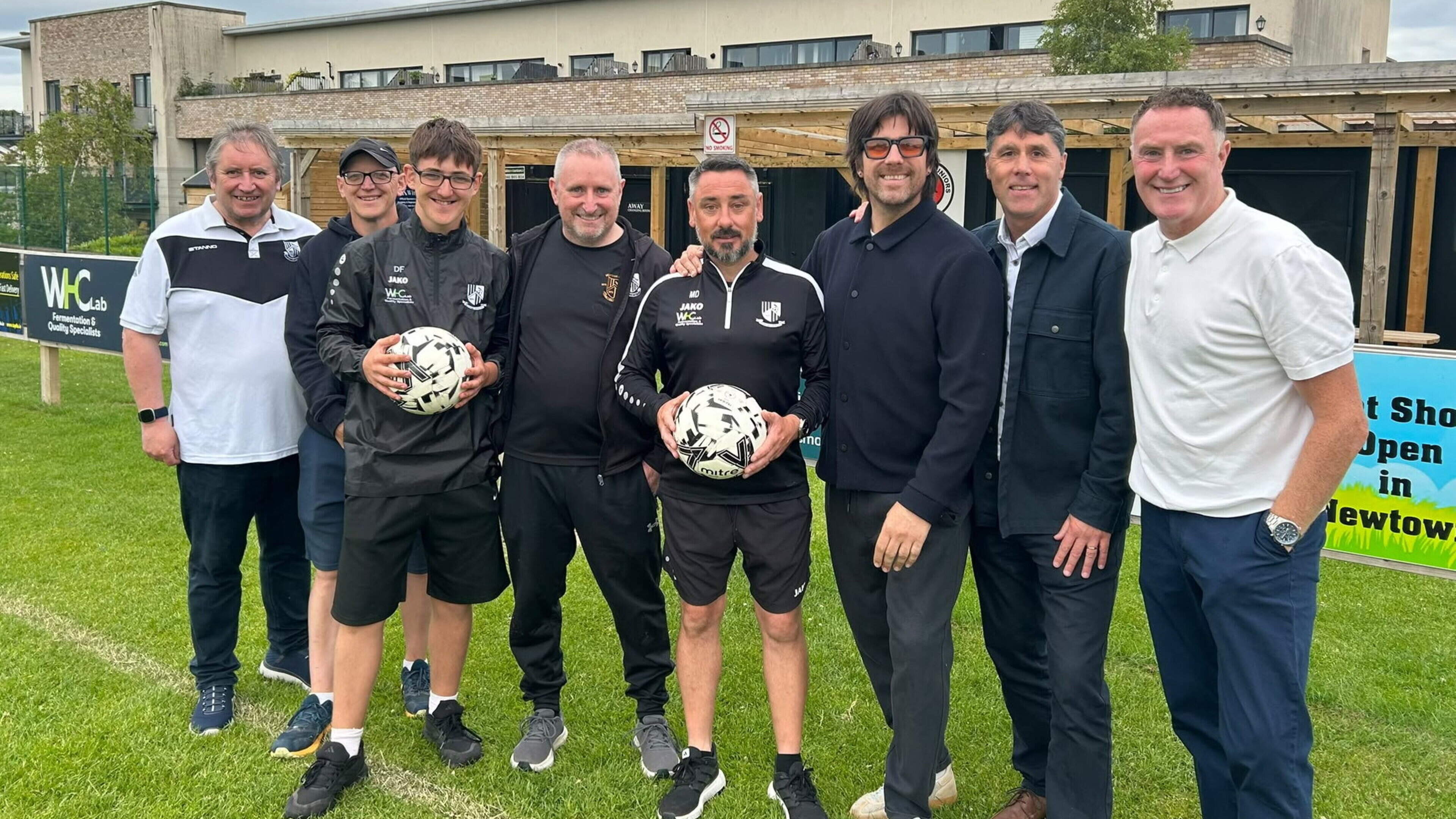 Newtown United FC Hosts Legends Match