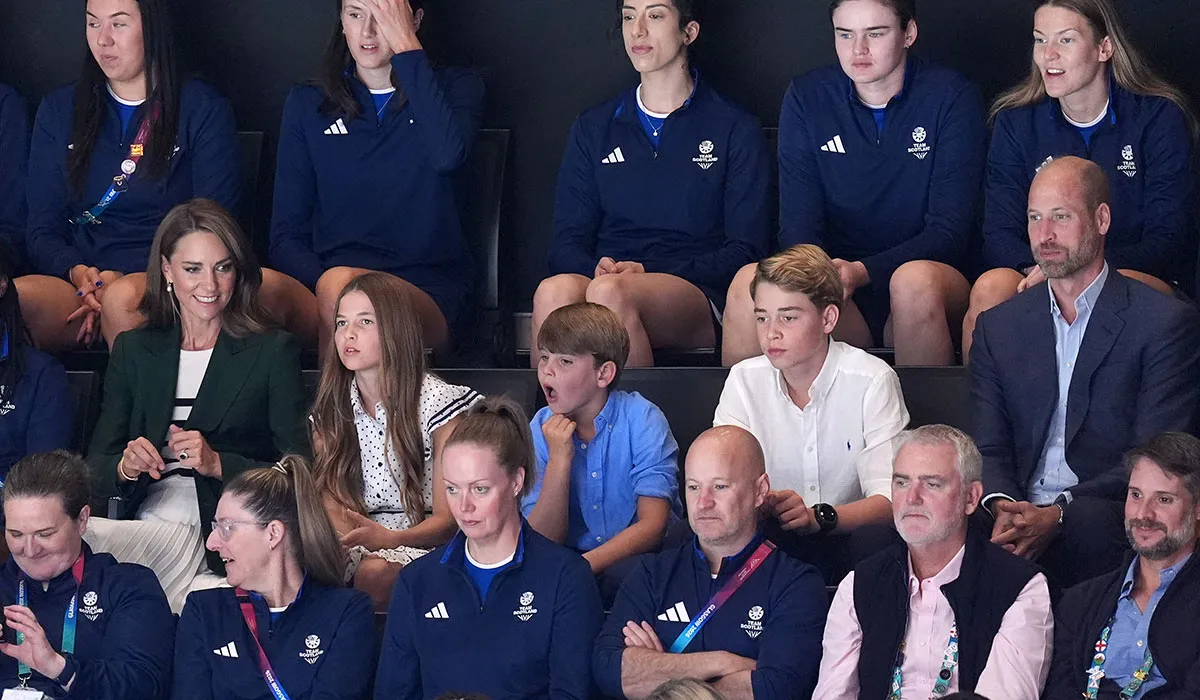 Prince Louis Entertains at Commonwealth Games