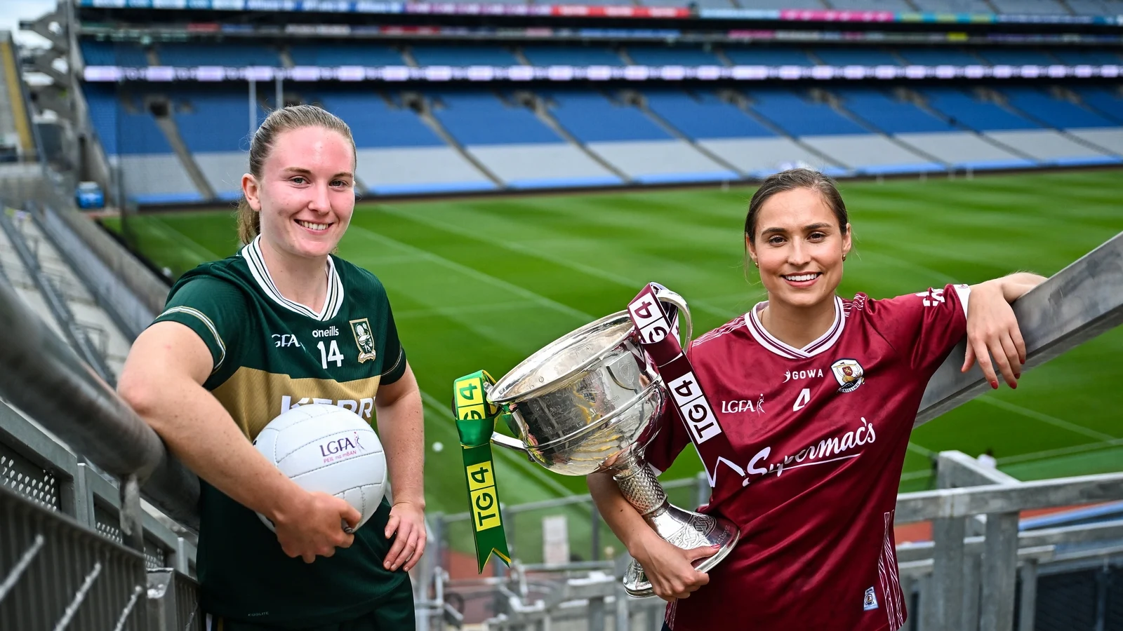 Galway and Kerry in All-Ireland Football Final