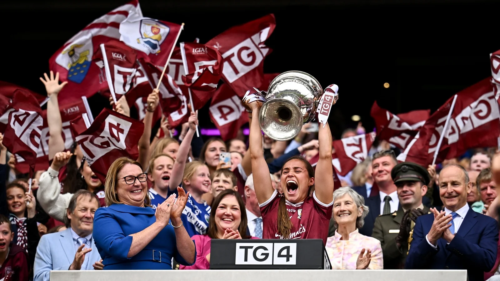 Galway Ladies' Football Team Homecoming Celebration