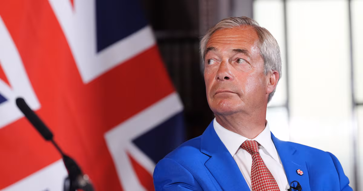 Farage Discusses Political Return Liabilities