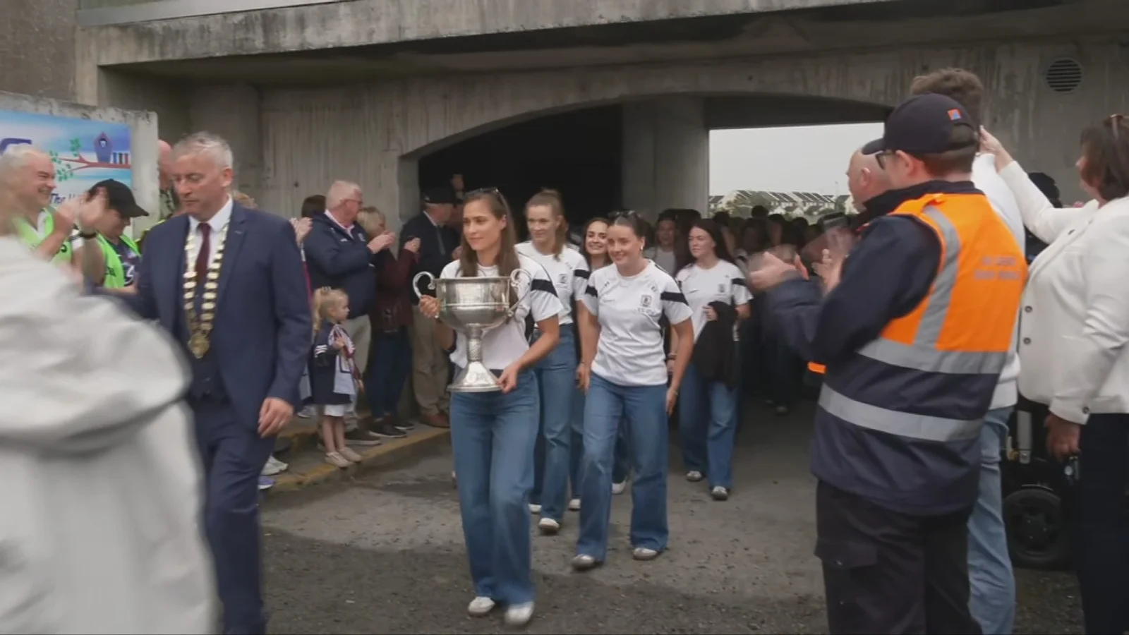 Galway Celebrates All-Ireland Ladies Football Victory