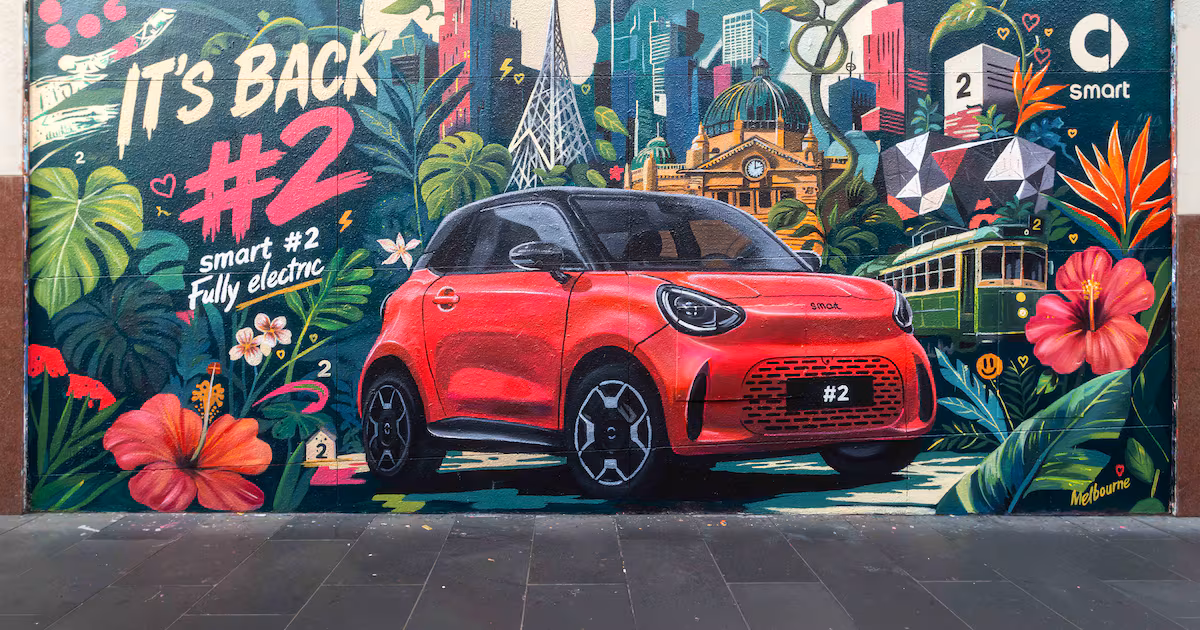 Smart’s new #2 showcased in global mural campaign