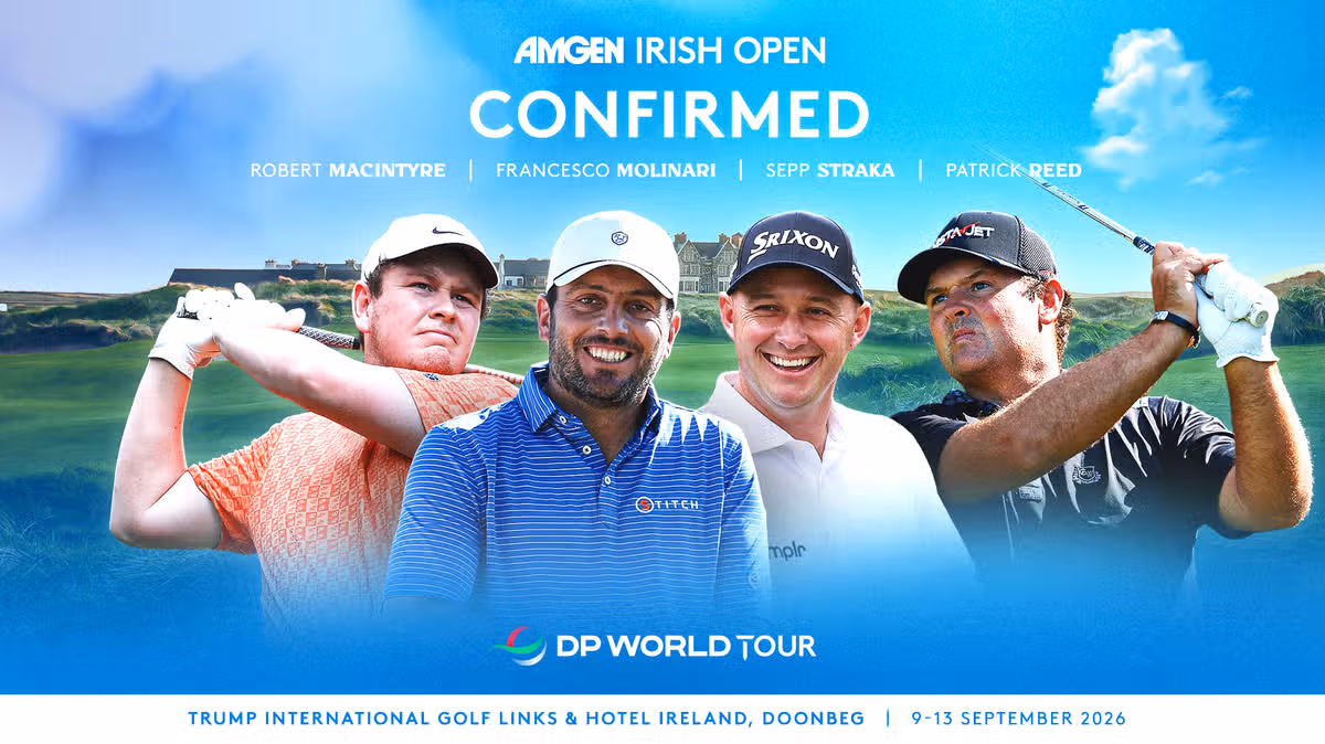 Four Ryder Cup Stars to Compete in Irish Open