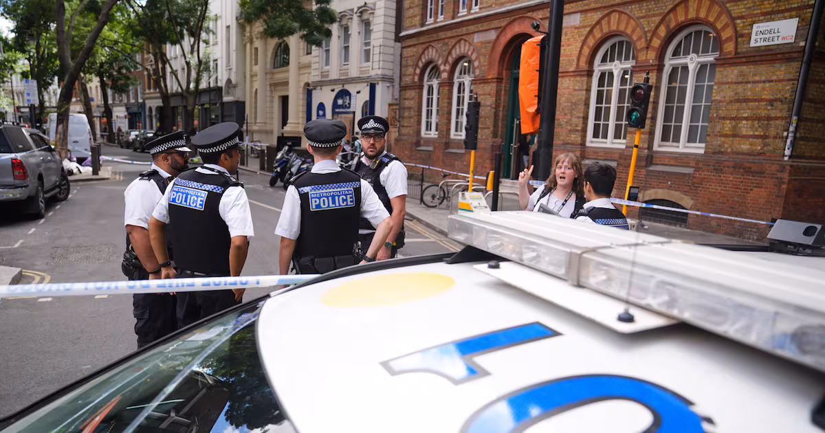 Woman arrested after four men stabbed in Covent Garden