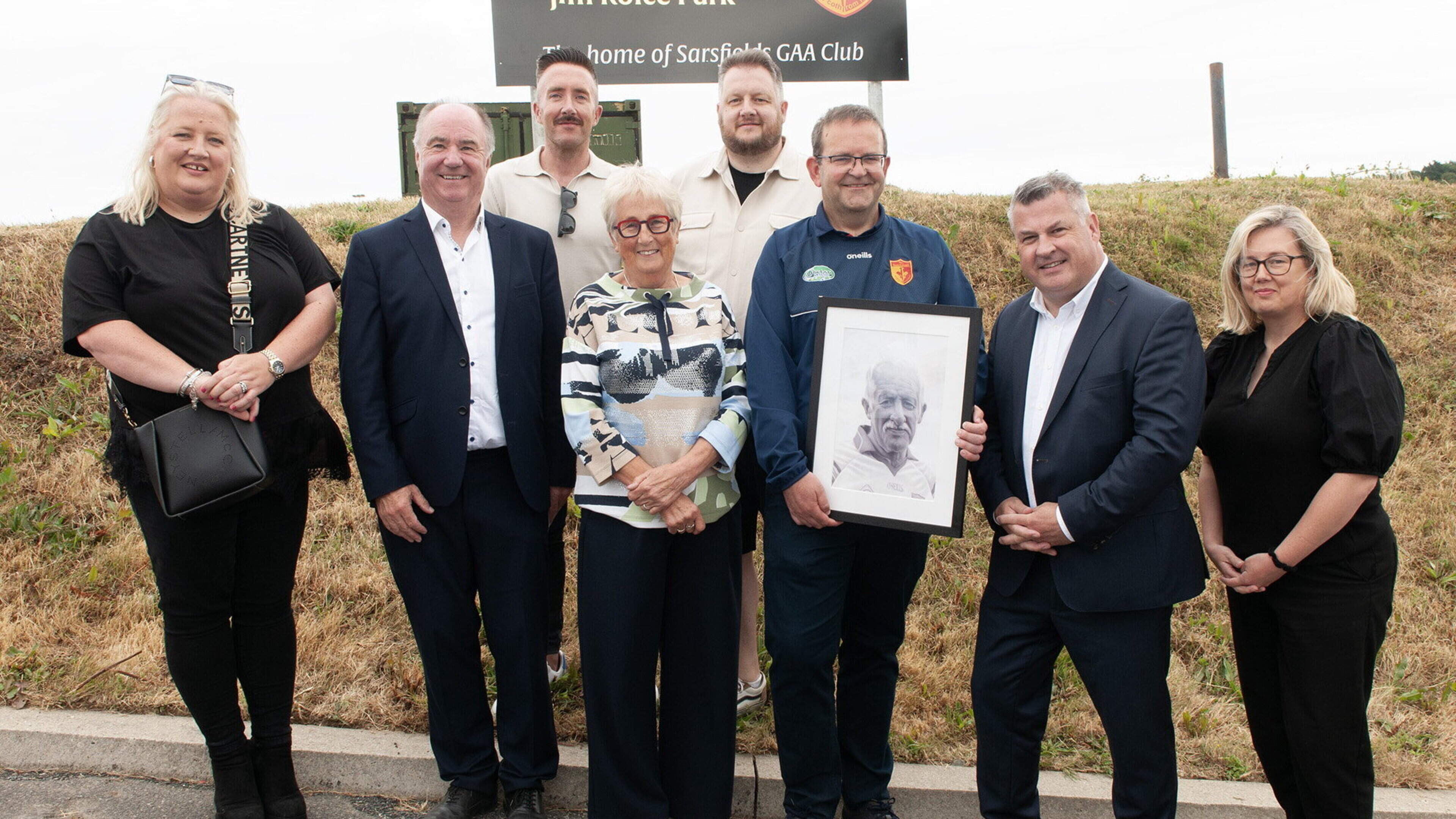 Jim Roice Park Honours Sarsfields Club Legend