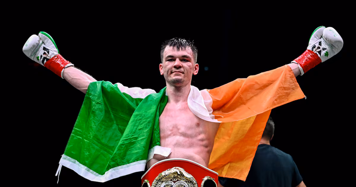 Aaron McKenna wins world title in Dublin