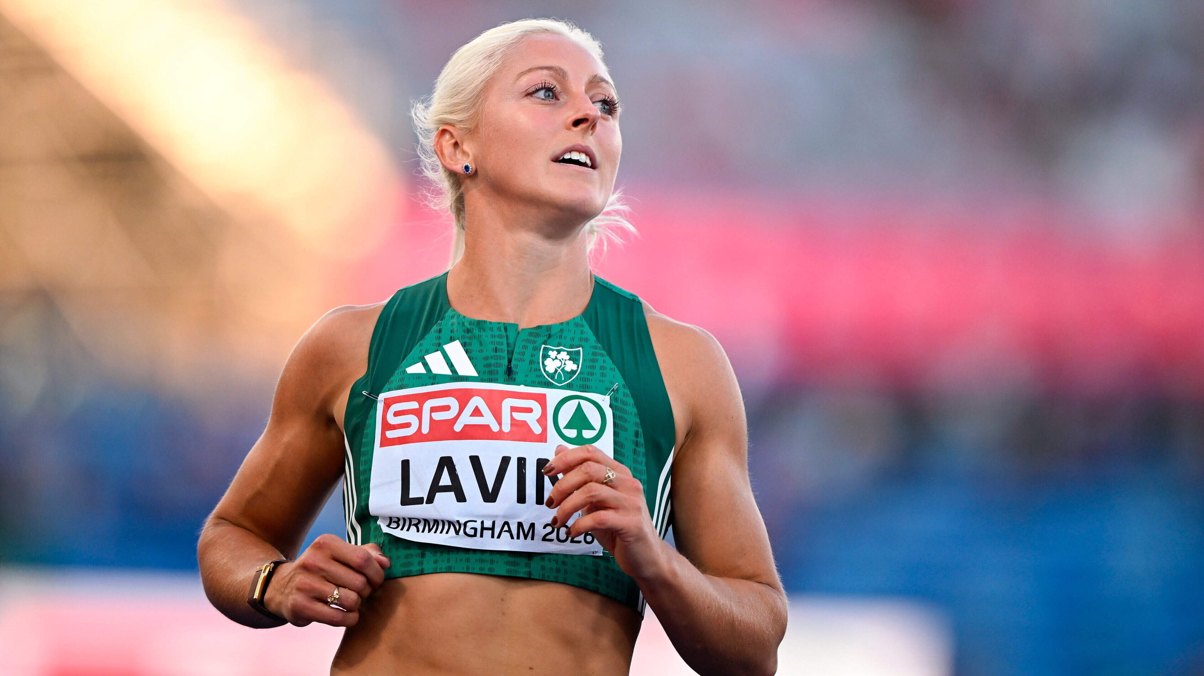 Sarah Lavin Exits 100m Hurdles at Championships