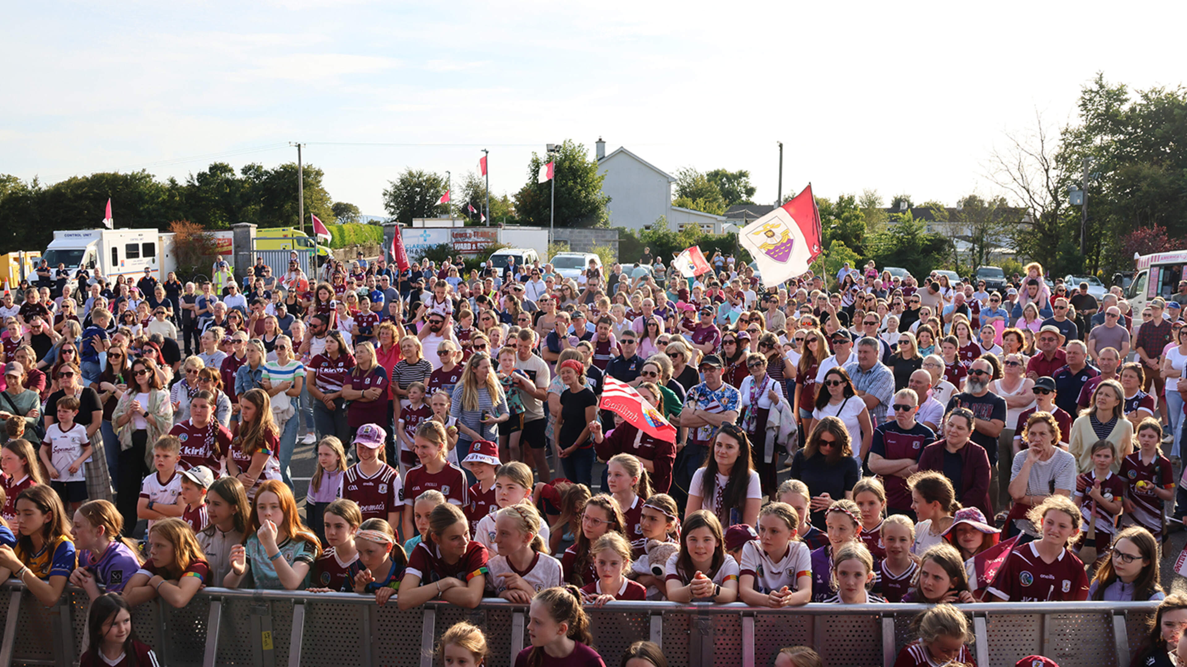 Galway Camogie Team Welcomed Home by Supporters