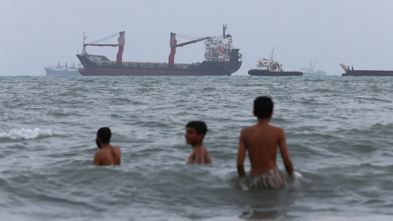 US Helicopter Strikes Cargo Ship Near Iran