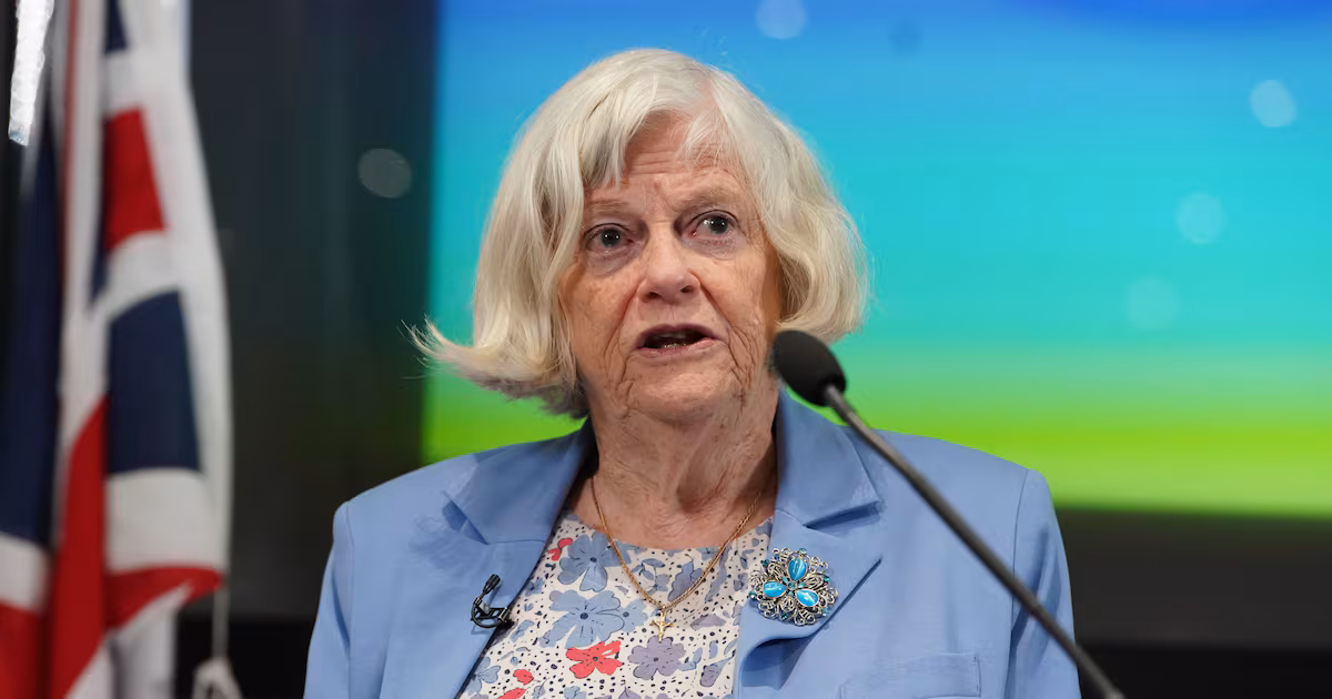 Mourners gather for Ann Widdecombe’s funeral