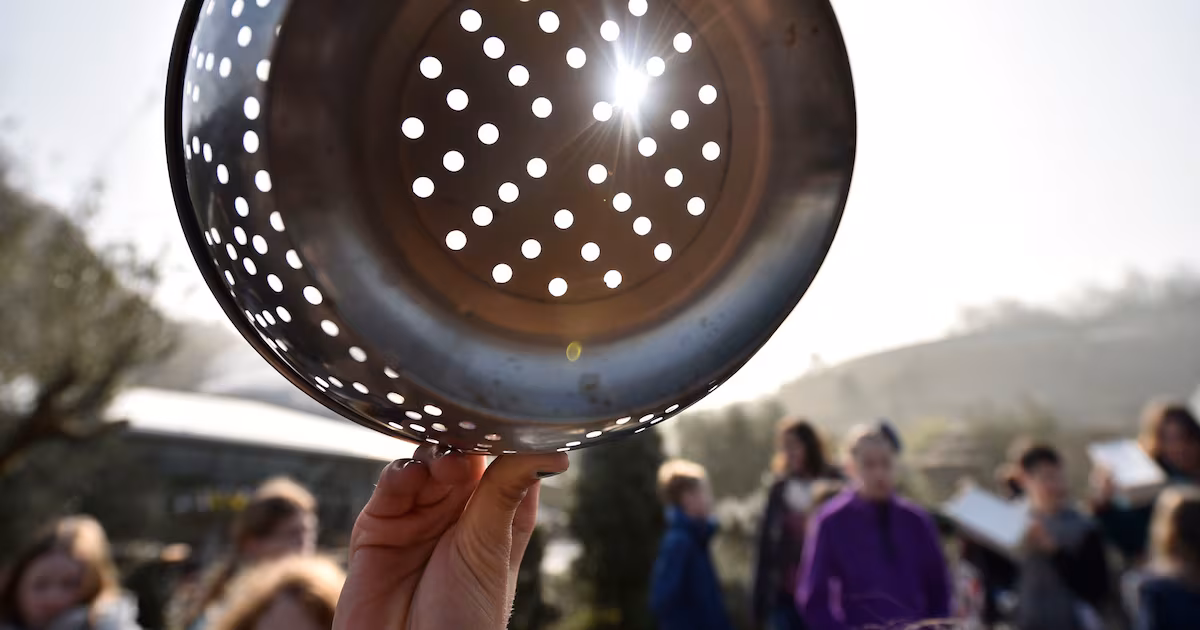 Colander sales surge for upcoming solar eclipse