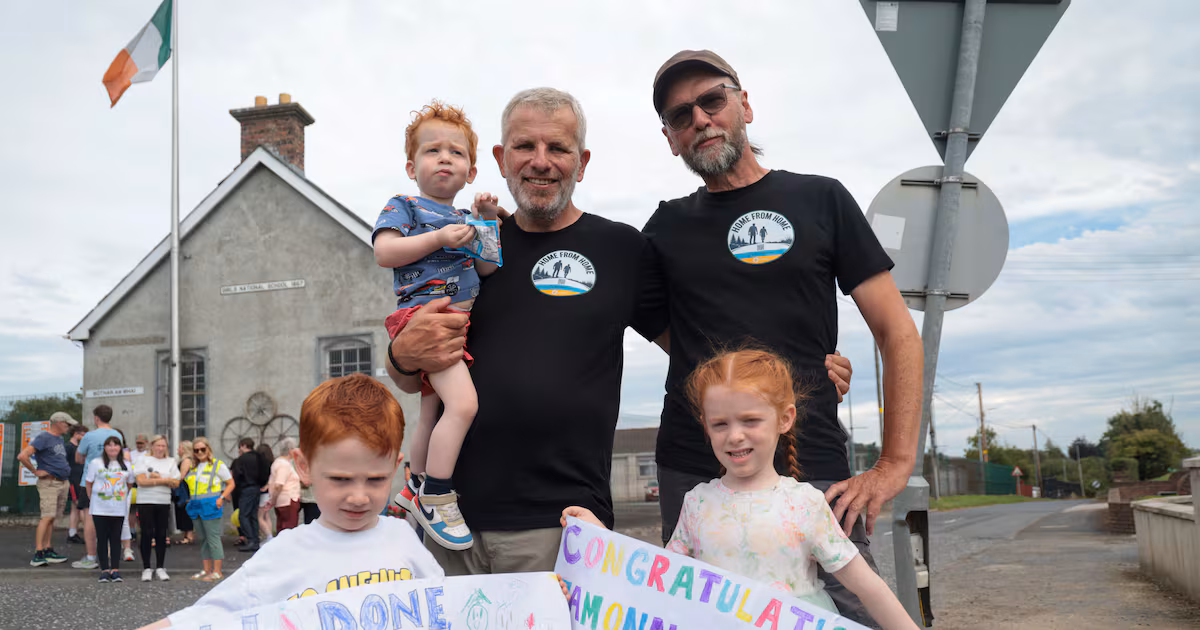 Co Armagh men complete 1,000km charity walk