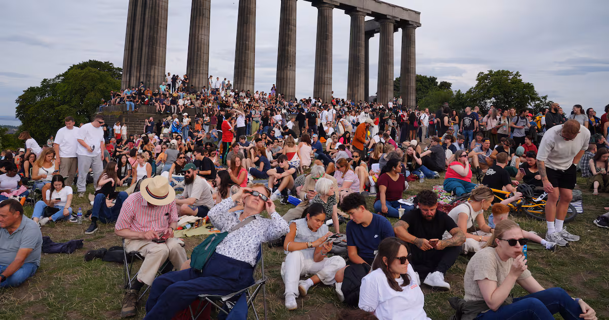 Scots Witness Rare Solar Eclipse Despite Cloud Cover