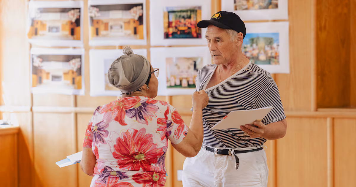 Mark Rylance Rehearses for Tartuffe Remixed
