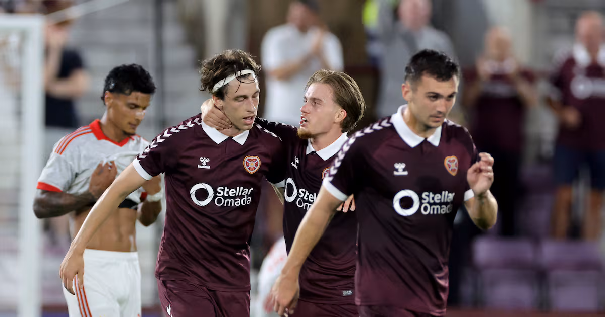Hearts Draw with Benfica, Exit Europa League
