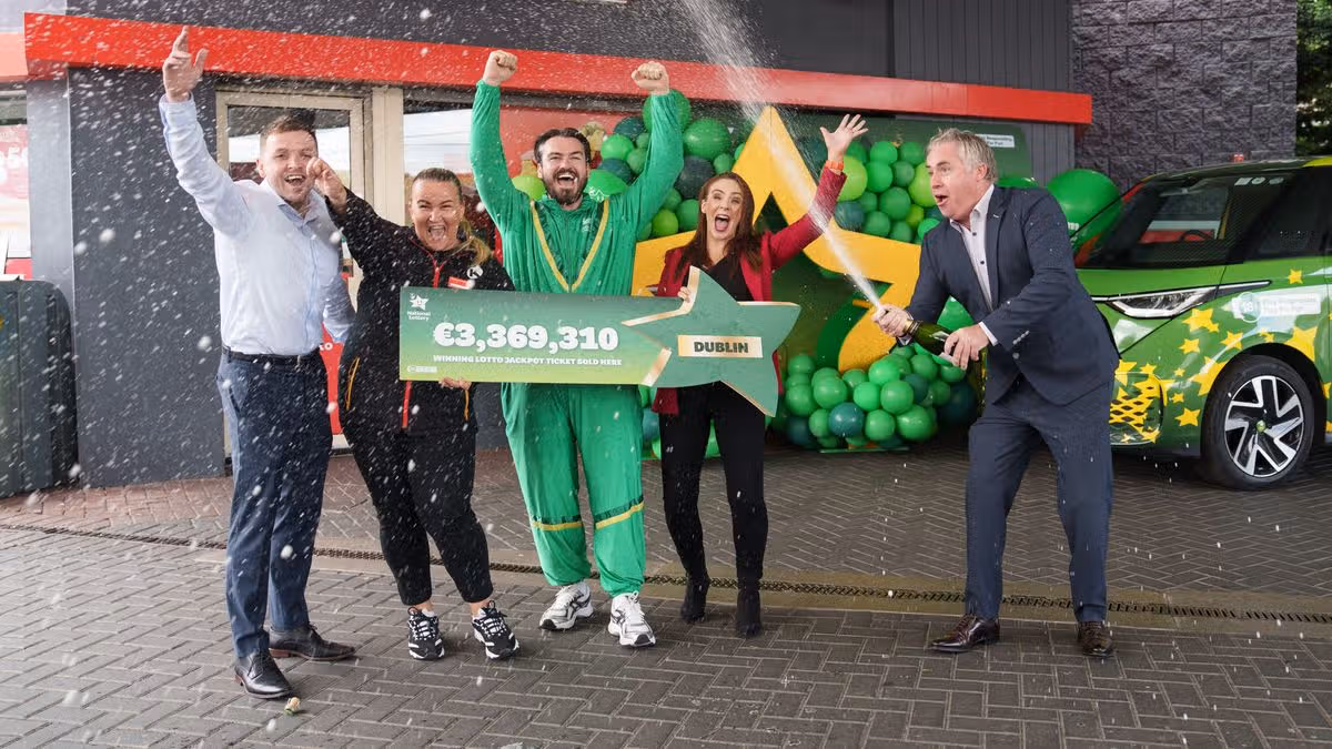 Winning Lotto Ticket Worth €3.3 Million Traced