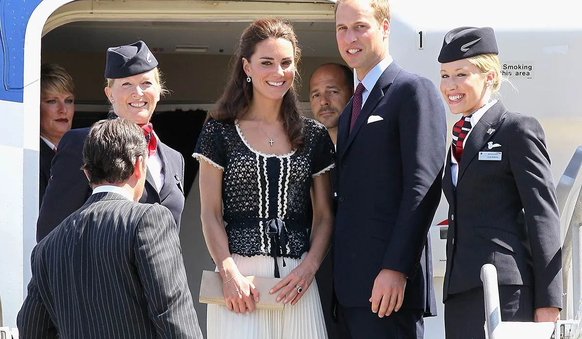 Kate and William don't fly first class