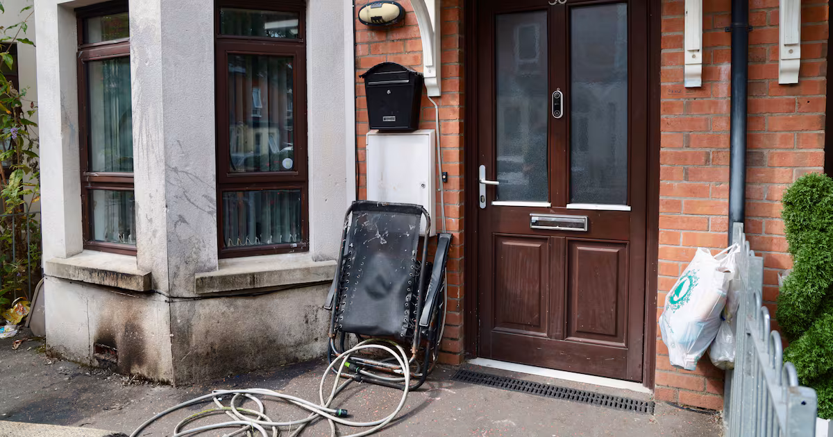 Belfast House Attacked with Petrol Bomb